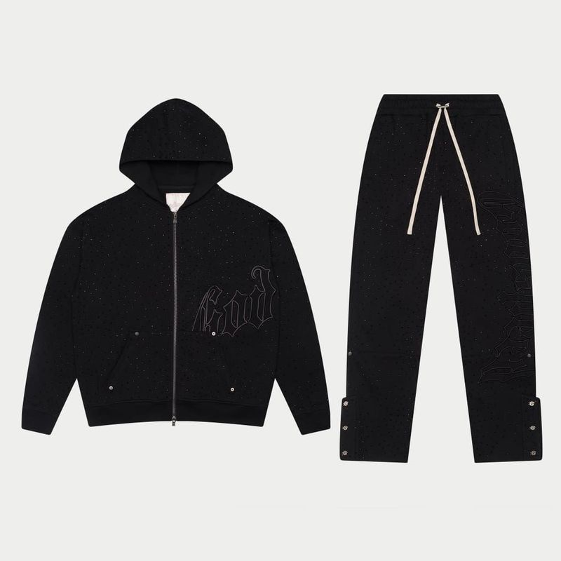 Godspeed OG Logo VVS Sweatsuit V2 Black/Black