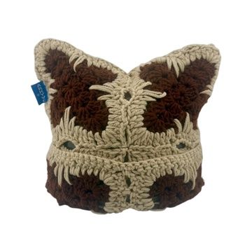 Arkyve Chocolatier Crochet Cat Hat
