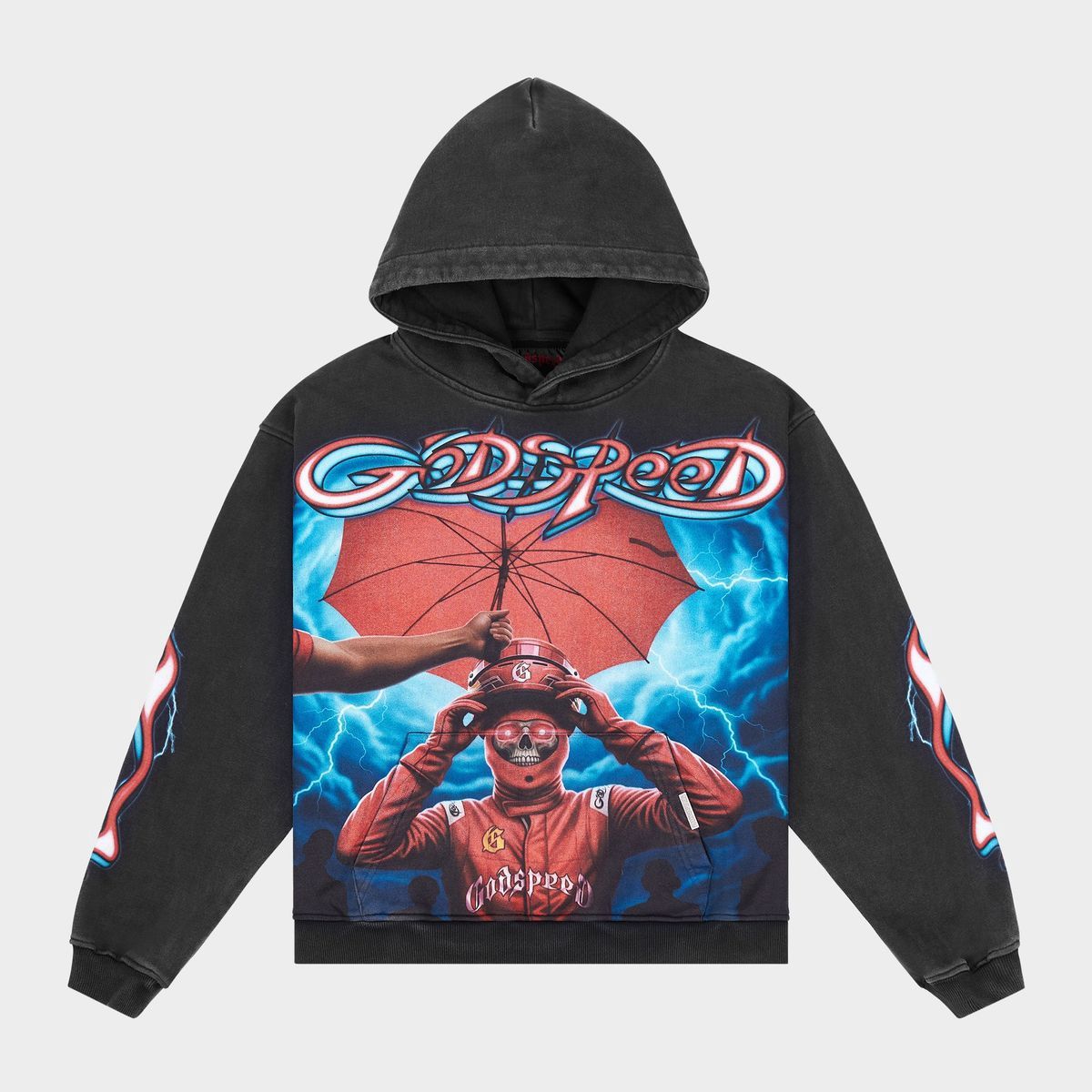 Godspeed Supreme Reign Hoodie Black Wash
