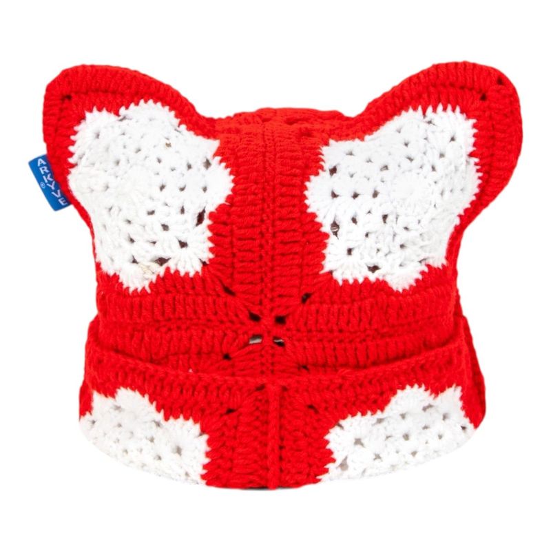 Arkyve Fiery Snowflake Cat Hat