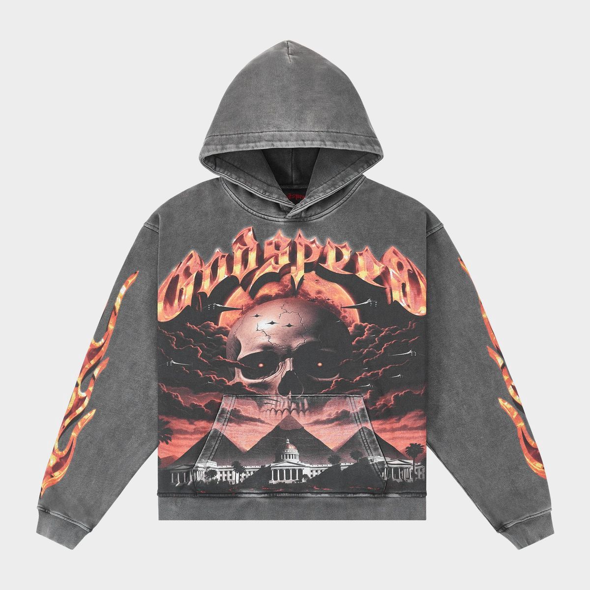 Godspeed Echoes Of Empires Hoodie Grey