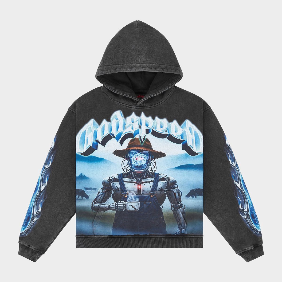 Godspeed Aura Farmer Hoodie Black