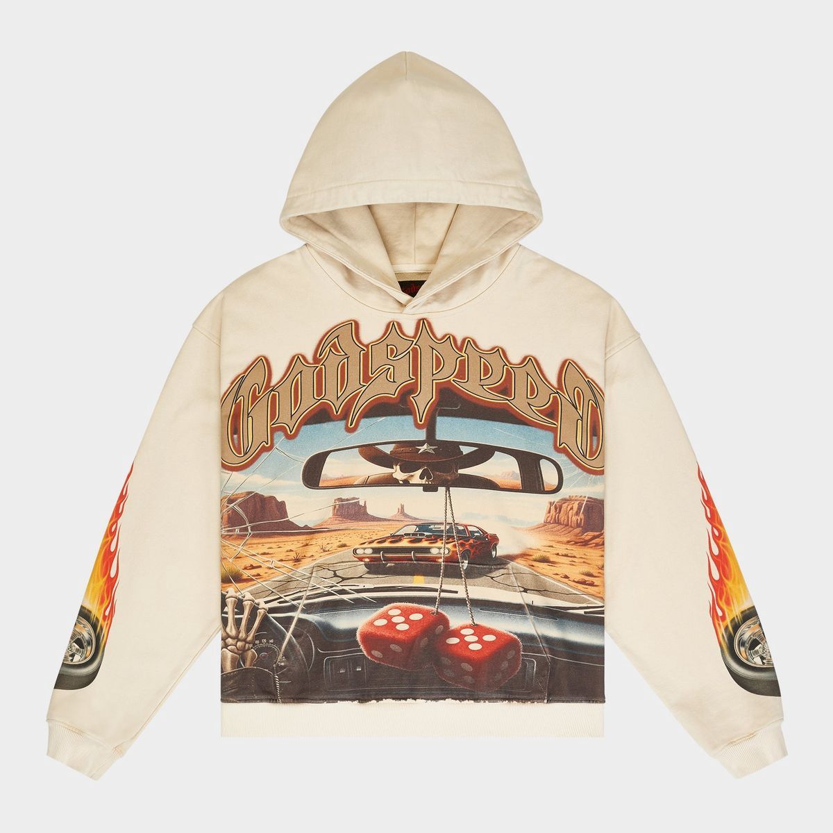Godspeed On The Run II Hoodie Bone