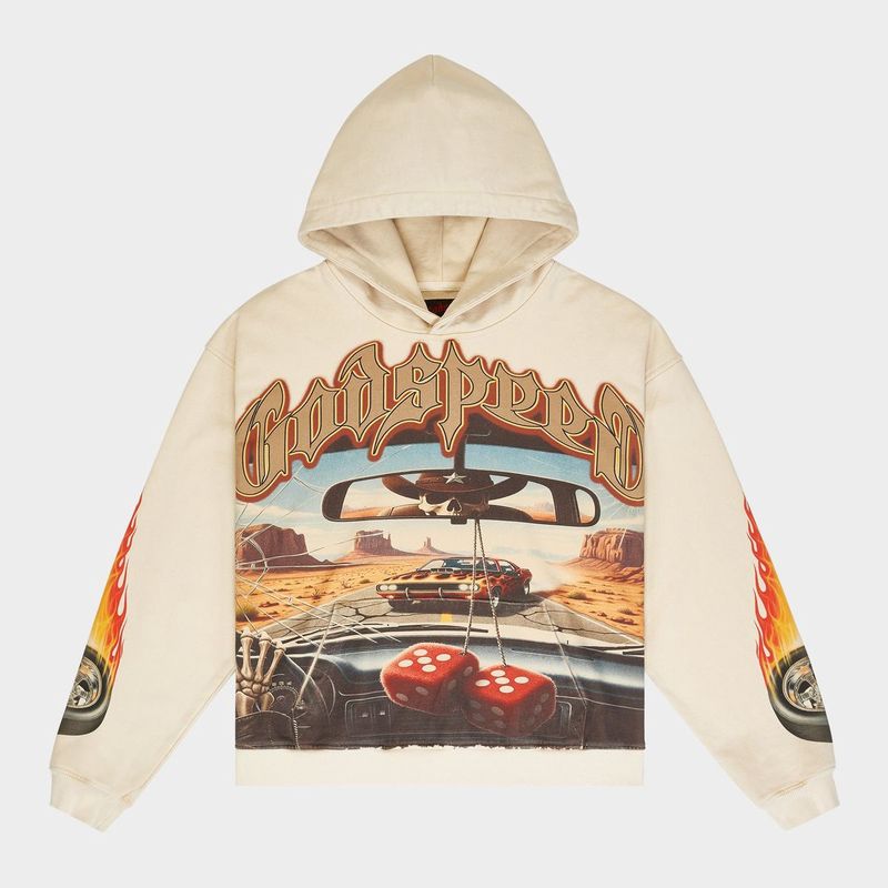 Godspeed On The Run II Hoodie Bone