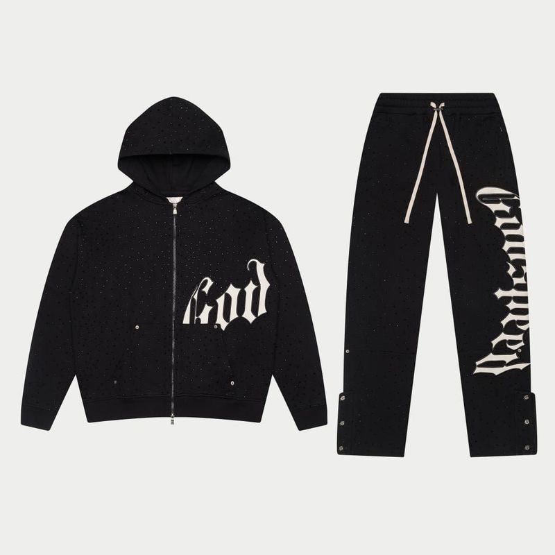 Godspeed OG Logo VVS Sweatsuit V2 Black/White