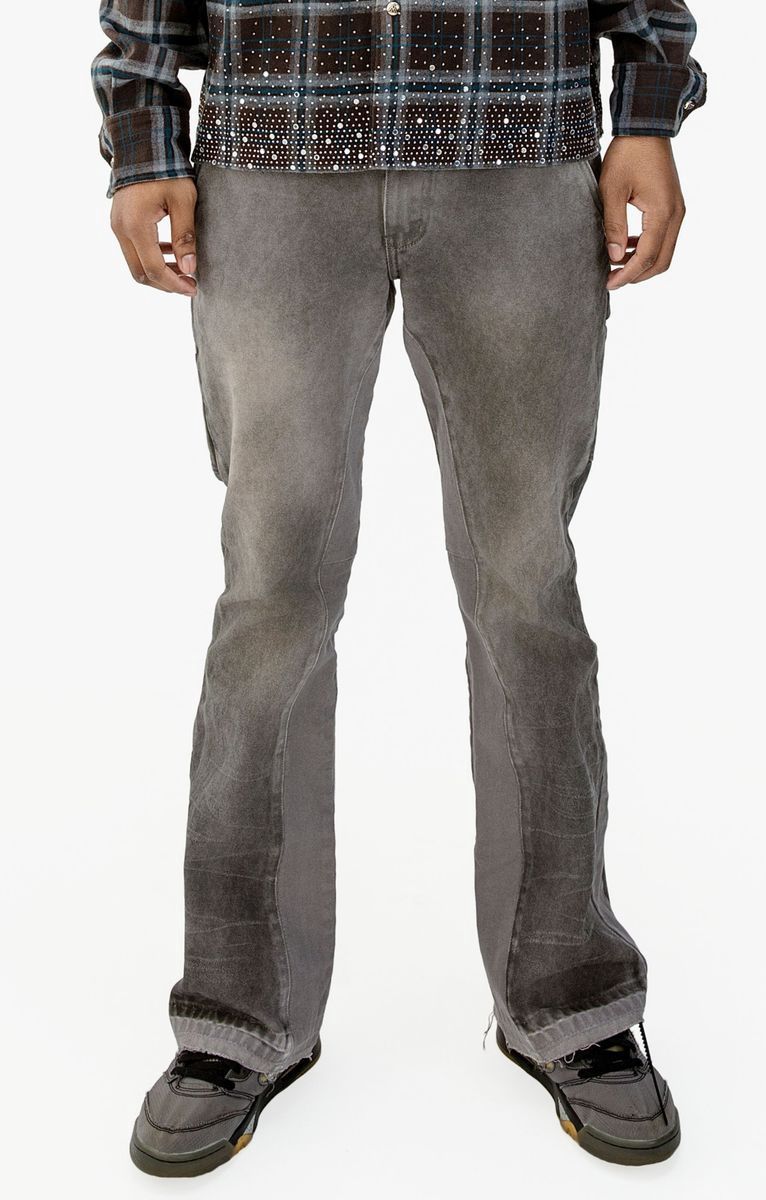 Paper Money Currency Carpenter Flare Grey