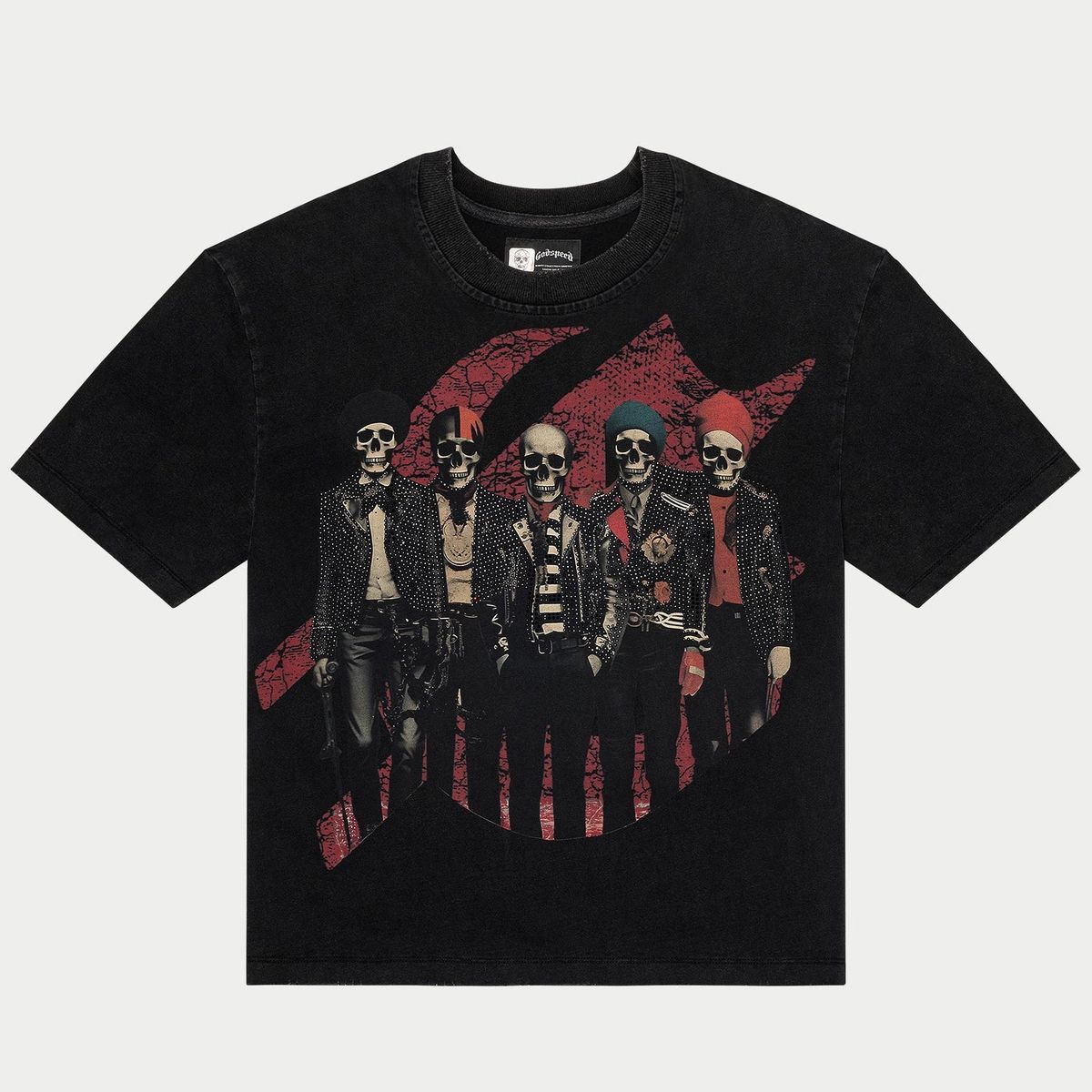 Godspeed Guitar Heroes Tee Studded Black