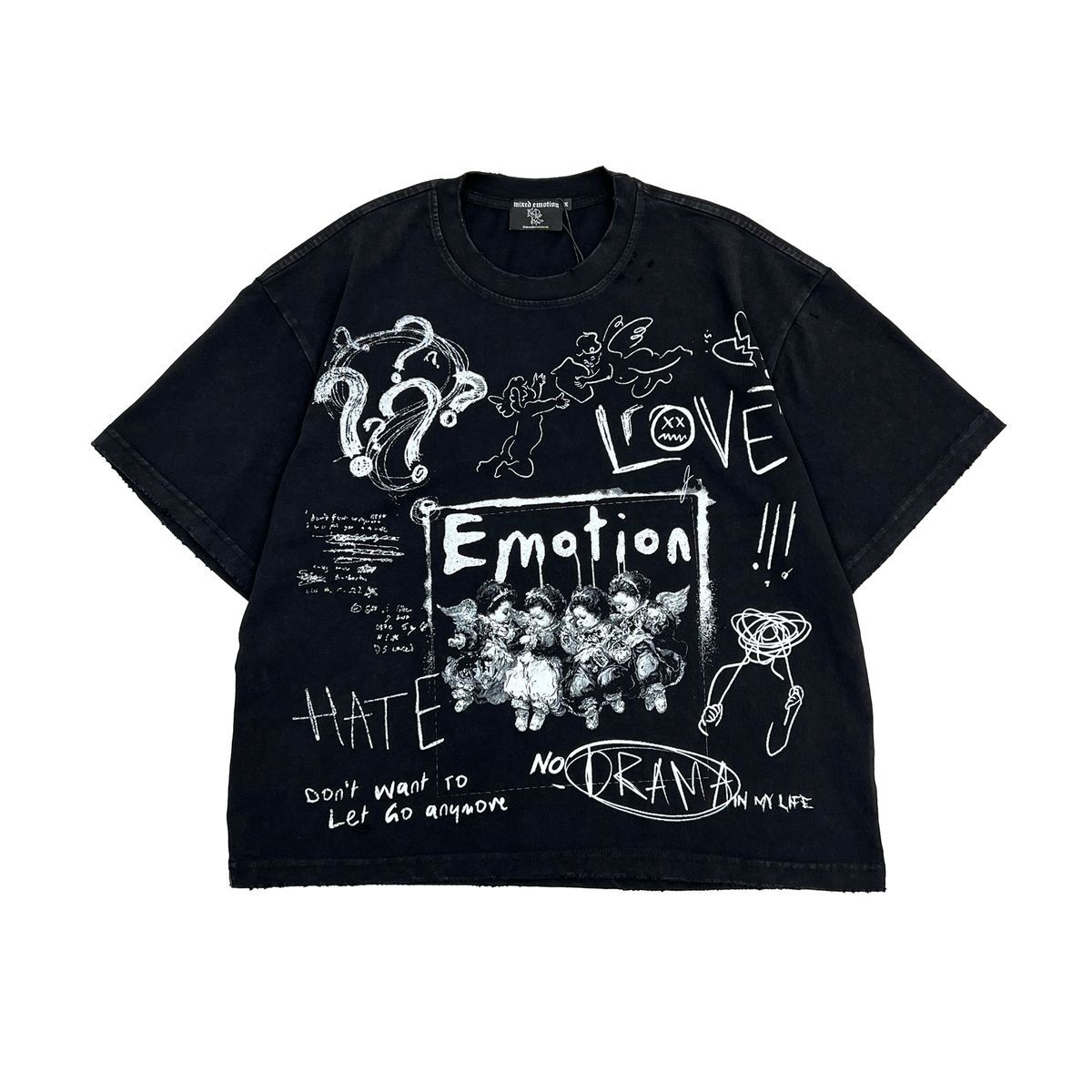 Mixed Emotion Black Chaos Tee