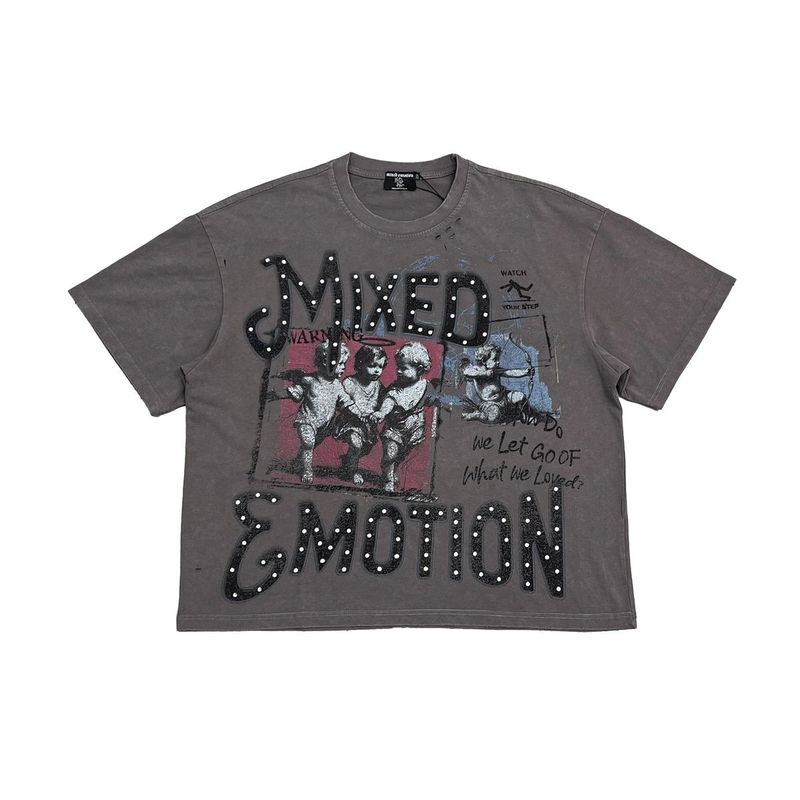 Mixed Emotion Grey Friends Tee