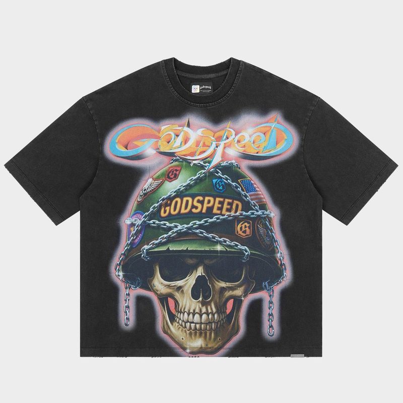 Godspeed Badges Of Honor Tee Black