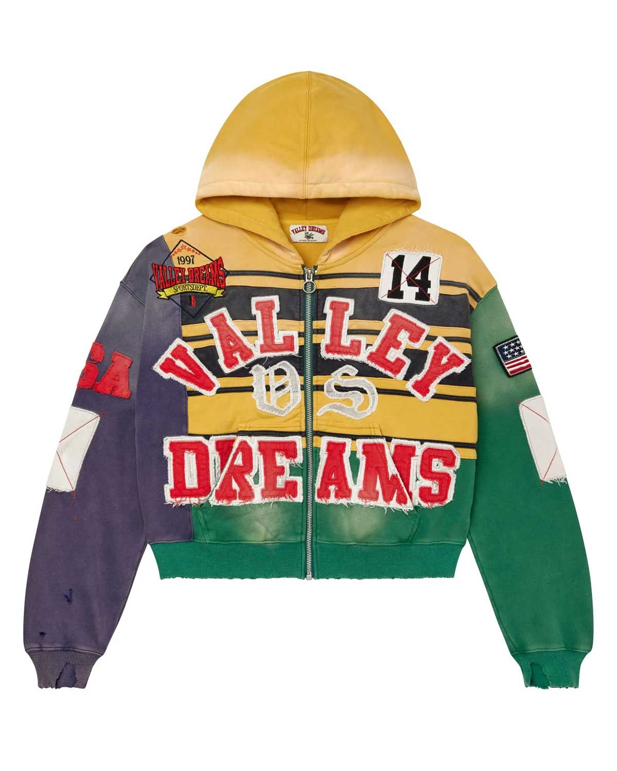 Vale Collage Zip UP Mardi Gras