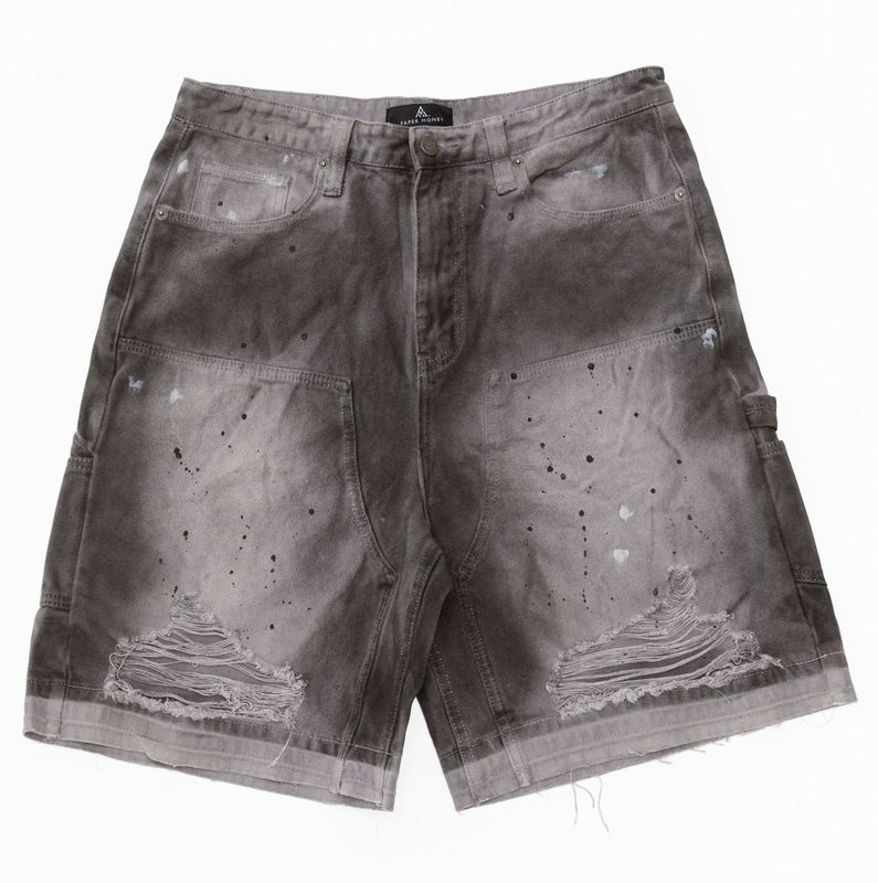 Paper Money Empire Shorts Grey