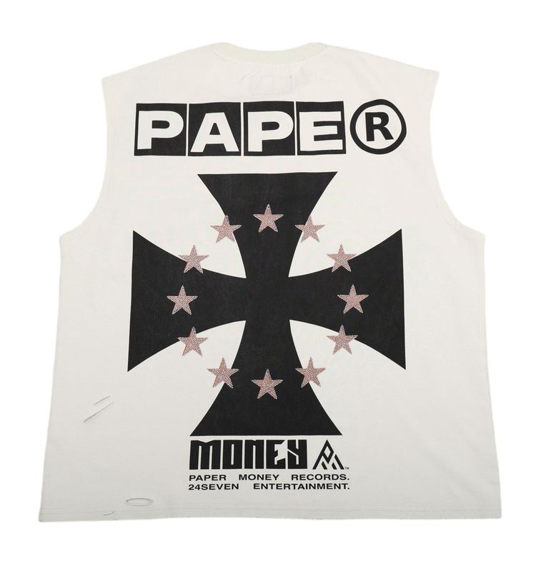 Paper Money Motor Cutoff Sleeveless Incanus