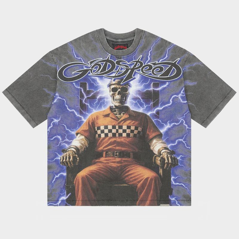 Godspeed Culture Shock Tee Grey Wash