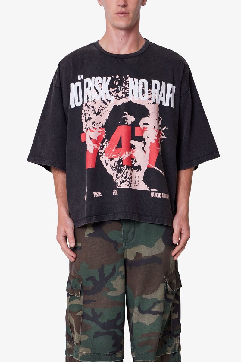 MNML No Risk No Rari Print Tee