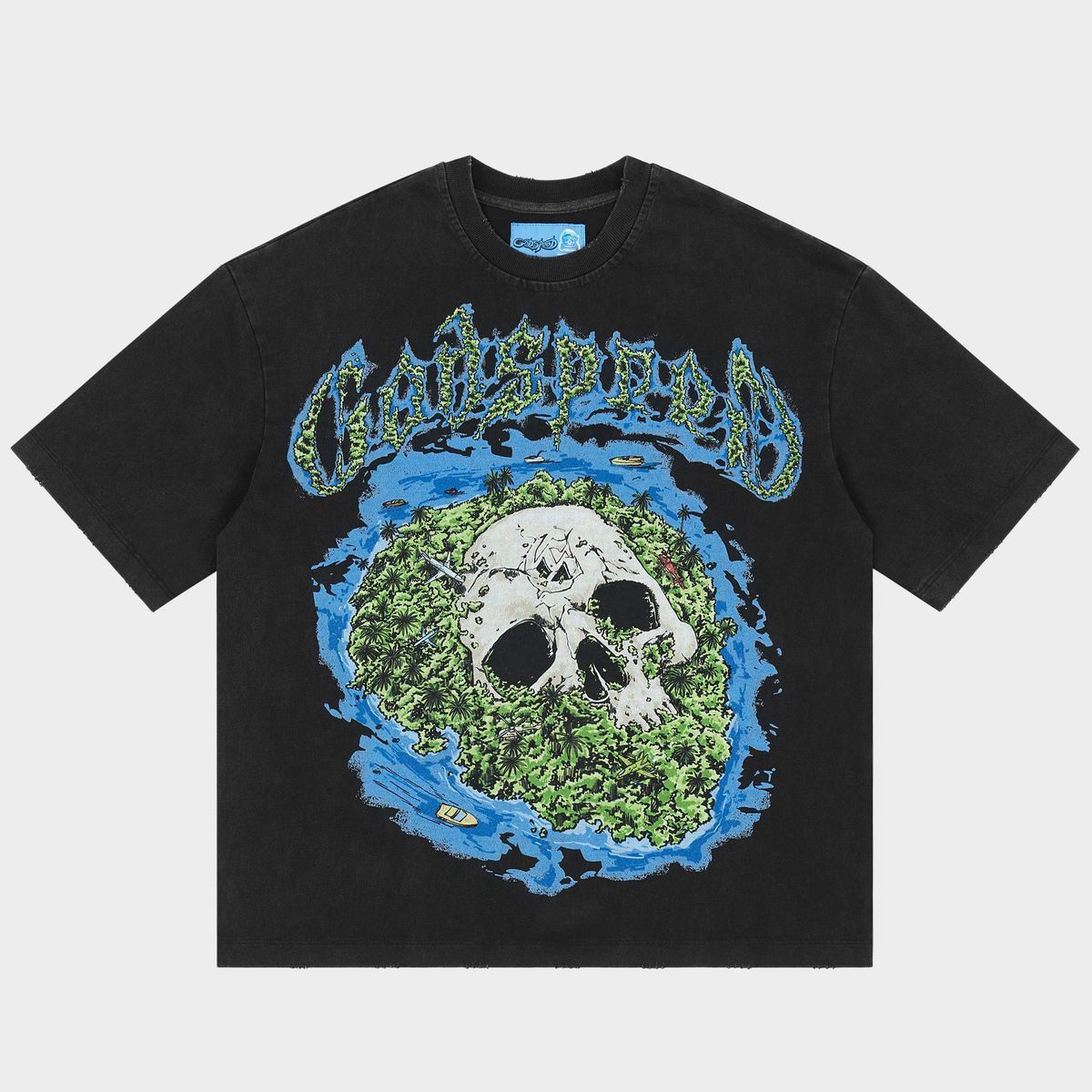 Godspeed Skull Island II Tee Black