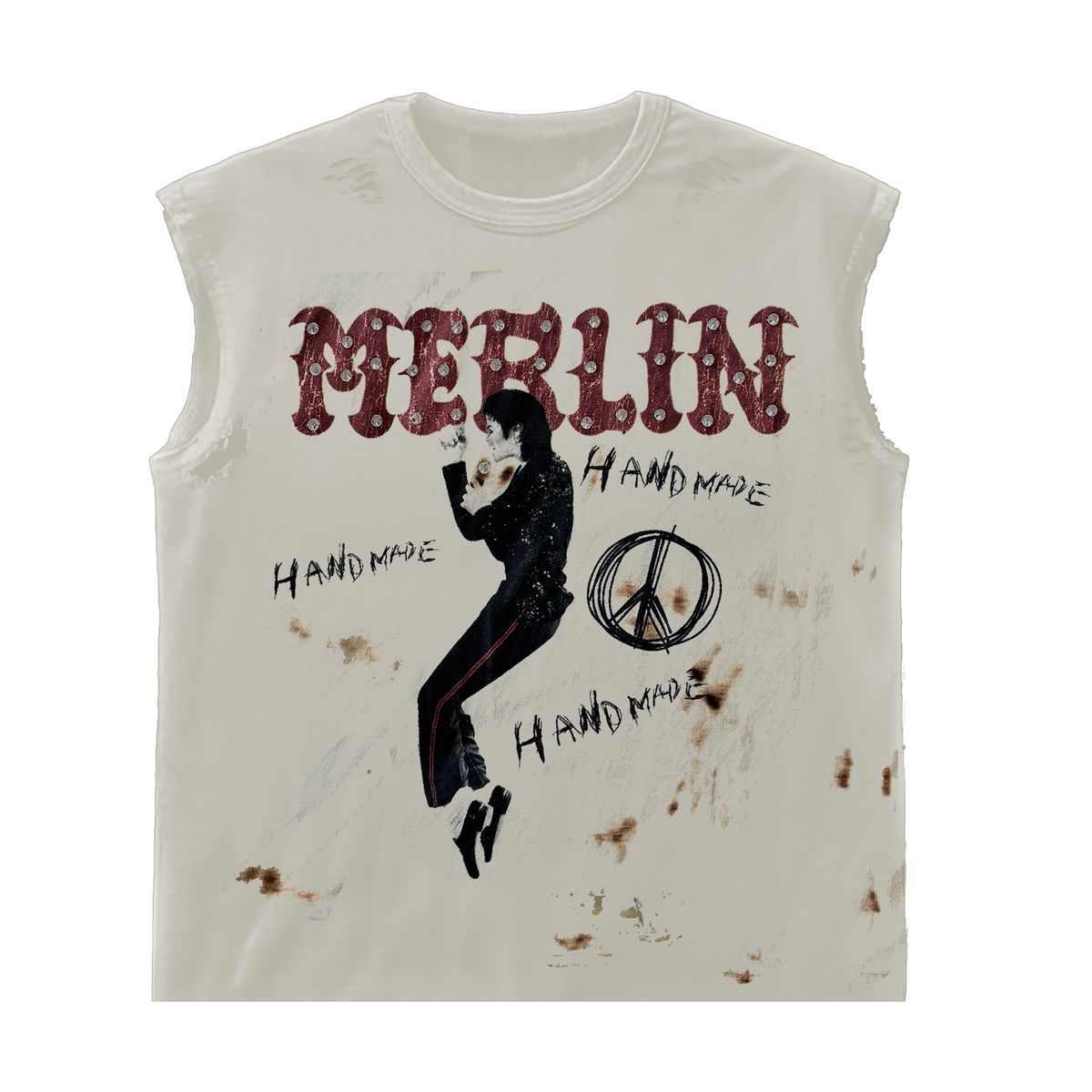 Merlin’s Father Mike Jackson on Fire Tee