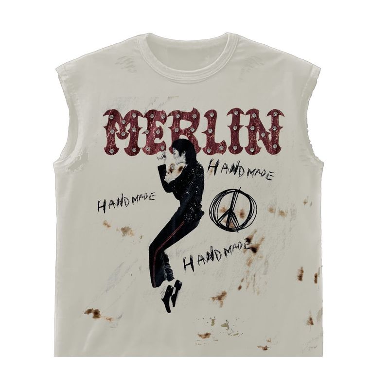 Merlin’s Father Mike Jackson on Fire Tee