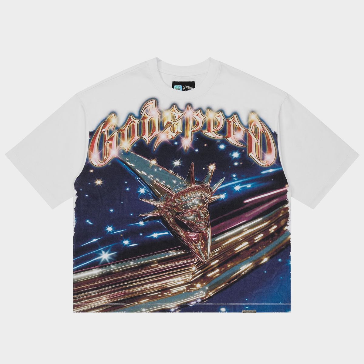 Godspeed Liberty Cruiser Tee White