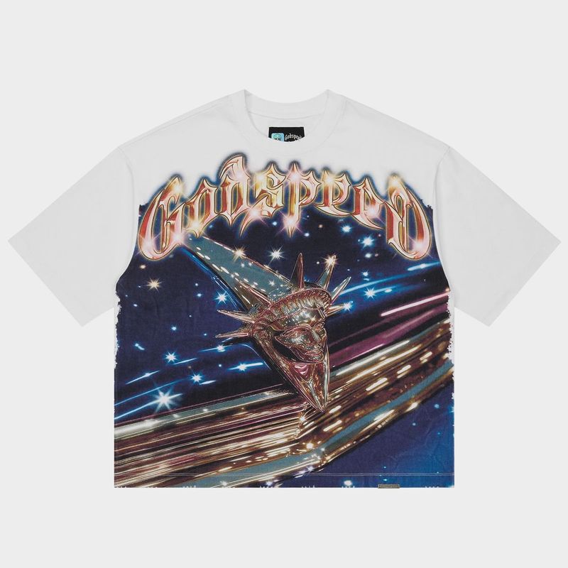 Godspeed Liberty Cruiser Tee White