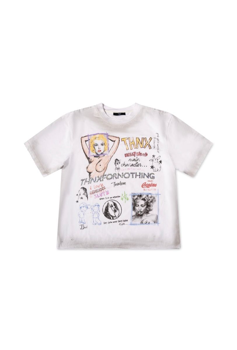 THX For Nothing Titty Tee White
