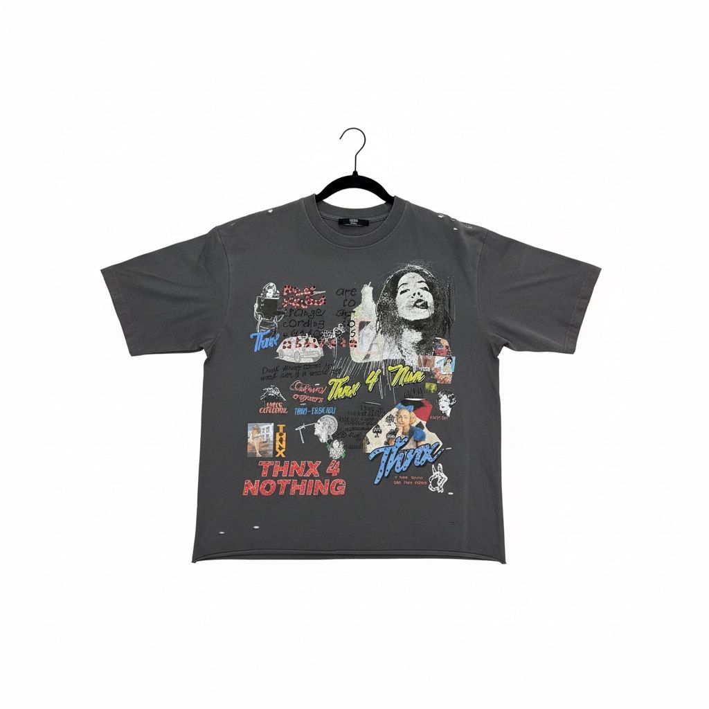 Thnx For Nothing Vegas Tee Black