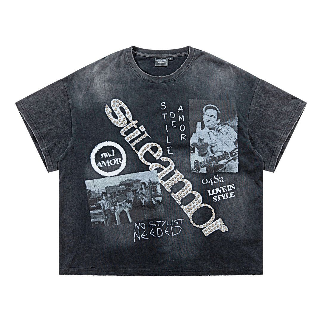 Stile Black No Stylist Tee