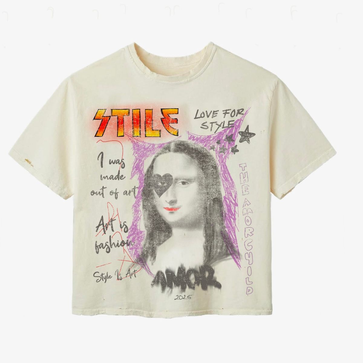 Stile Cream Mona Lisa Tee