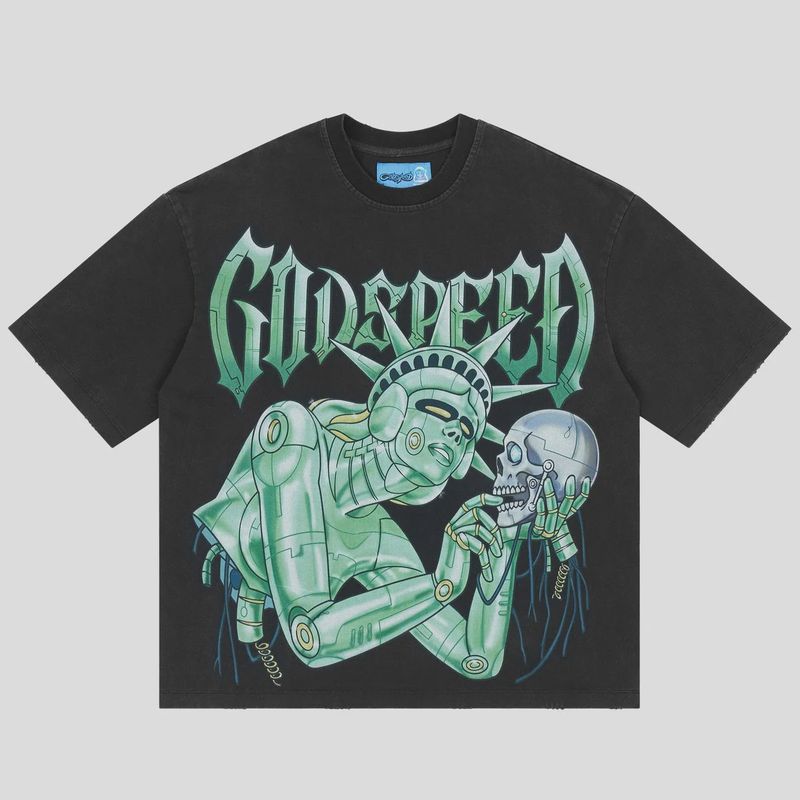 Godspeed Freedom Protocol Tee Black
