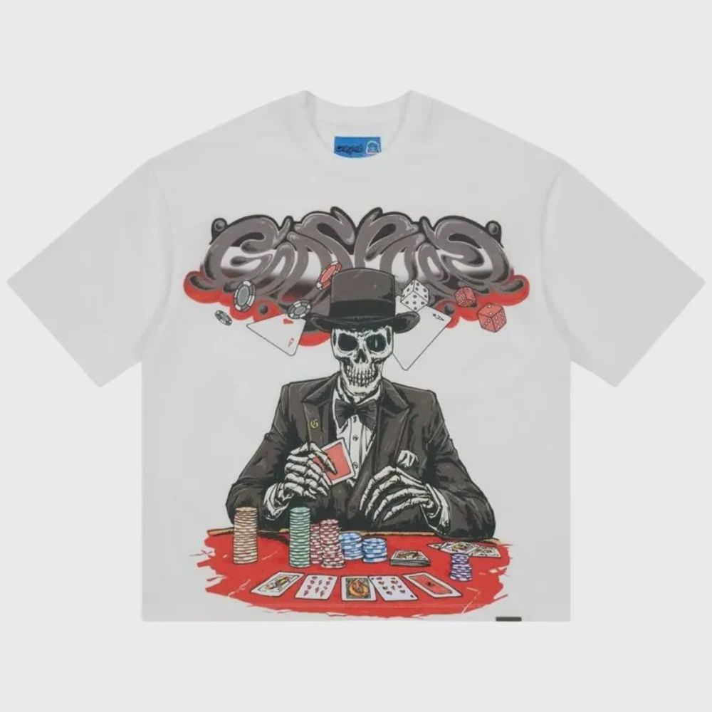 Godspeed High Stakes Tee White