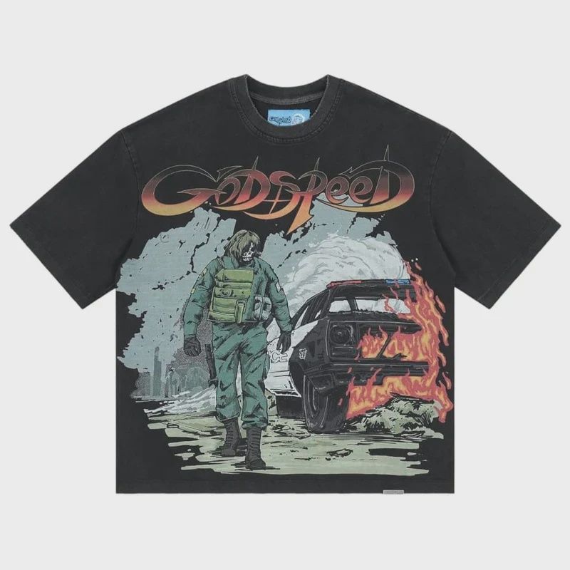 Godspeed Khaos Tee Black