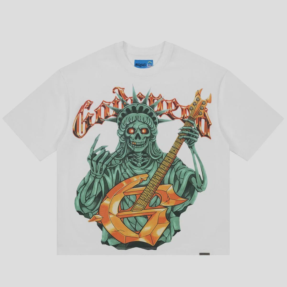 Godspeed Liberty Rock Tee White