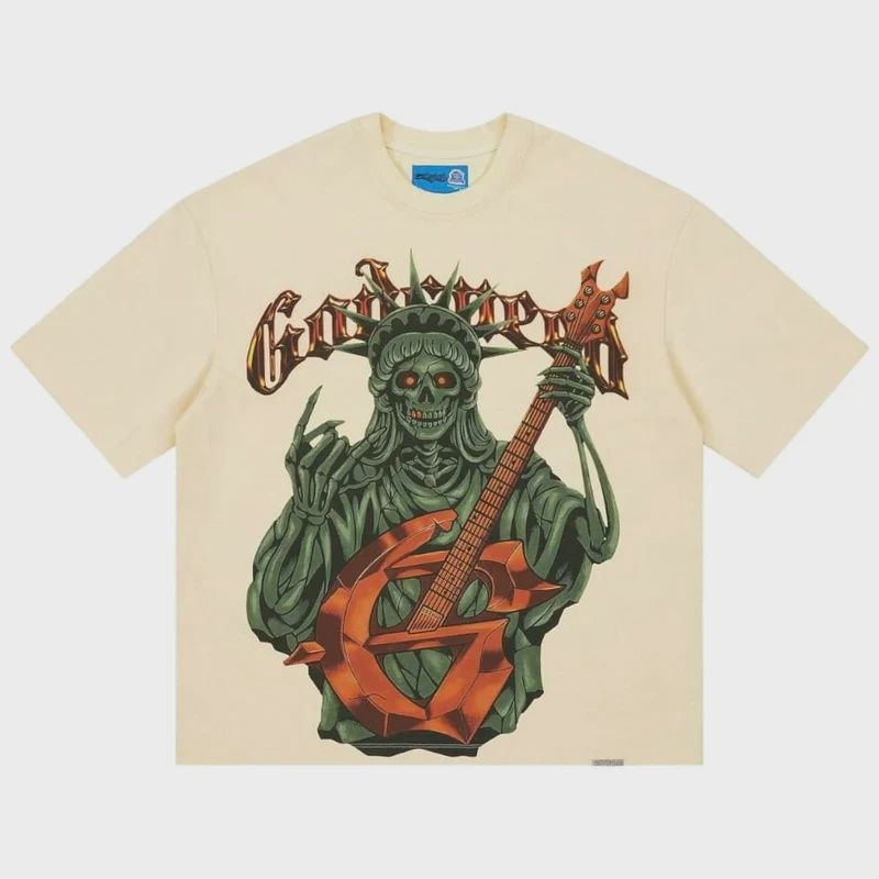 Godspeed liberty Rock Tee Bone