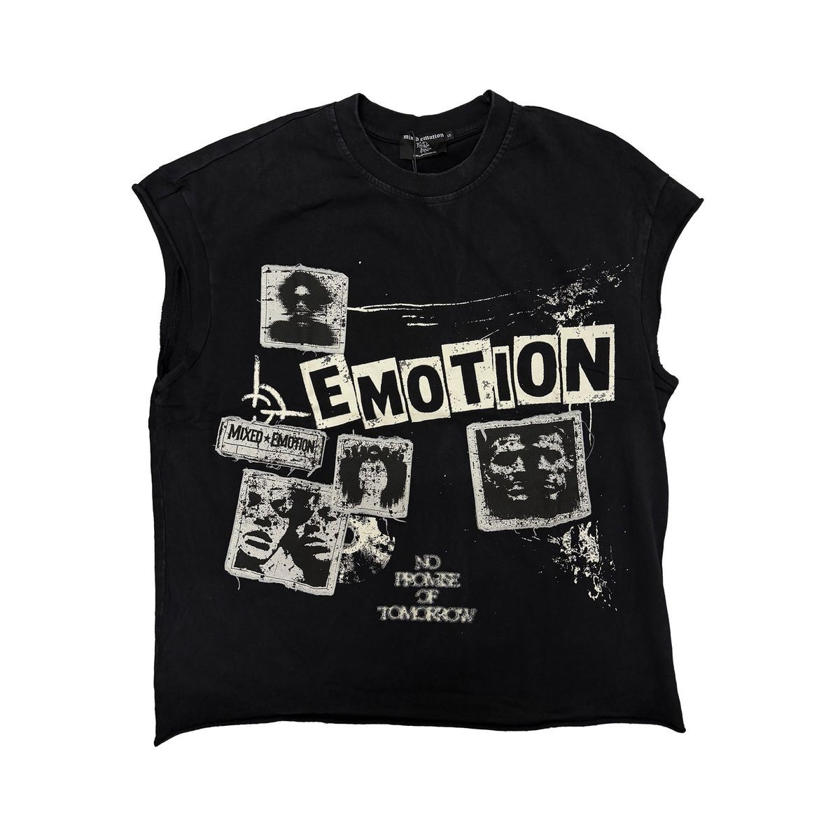 Mixed Emotion Newspaper sleeveless