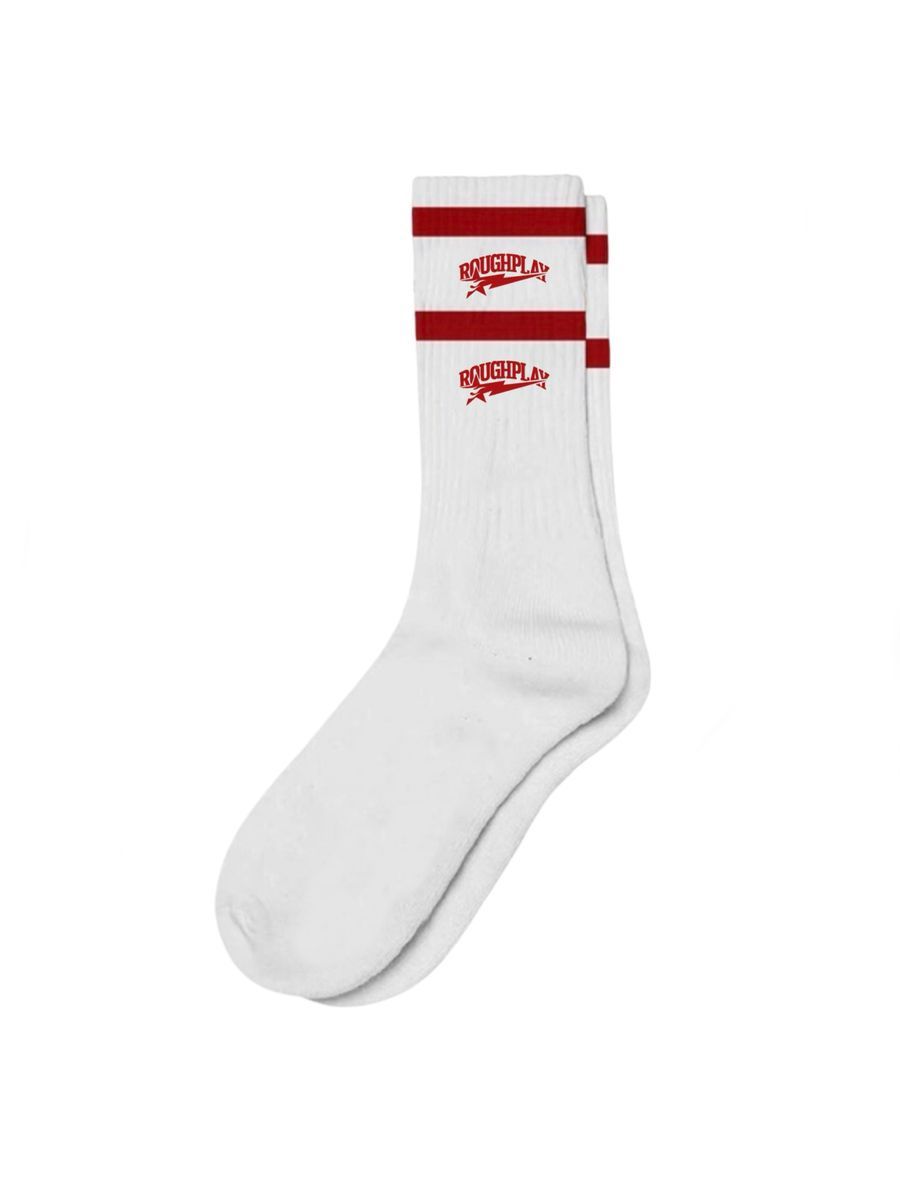 Roughplay Stripe Sock Red