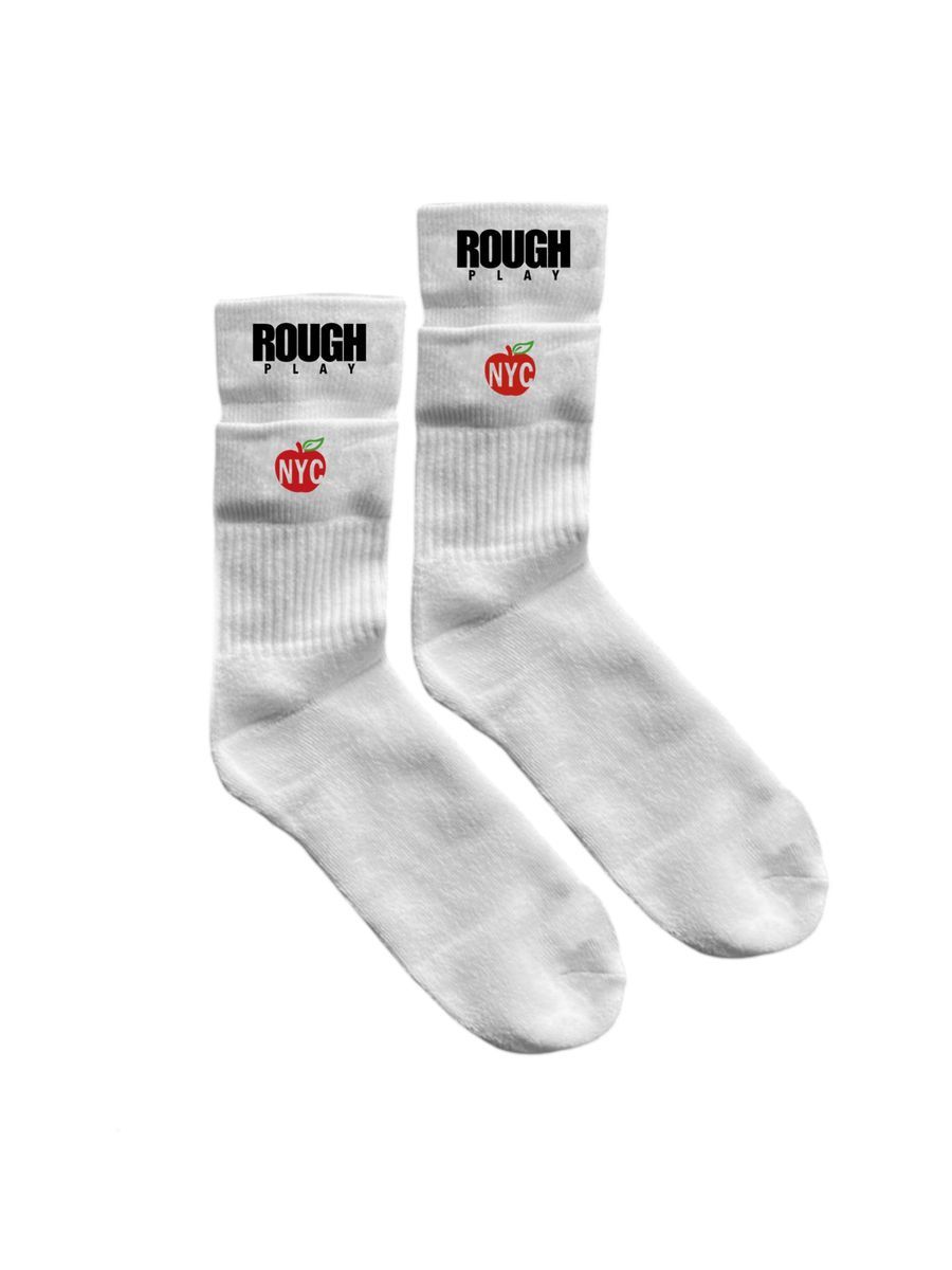 Roughplay Apple Sock White