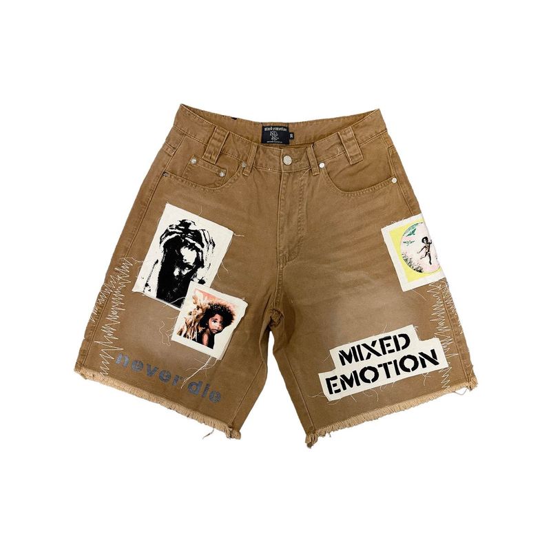 Mixed Emotion Chaos Carpenter Shorts Khaki