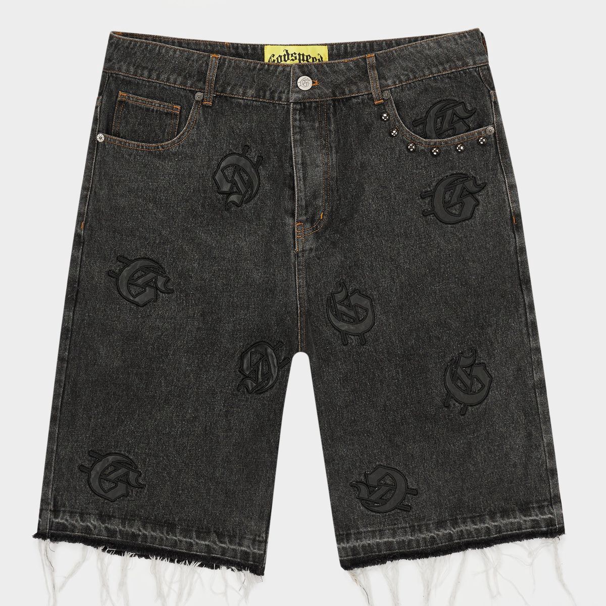Godspeed Infinity Denim Shorts Black V2