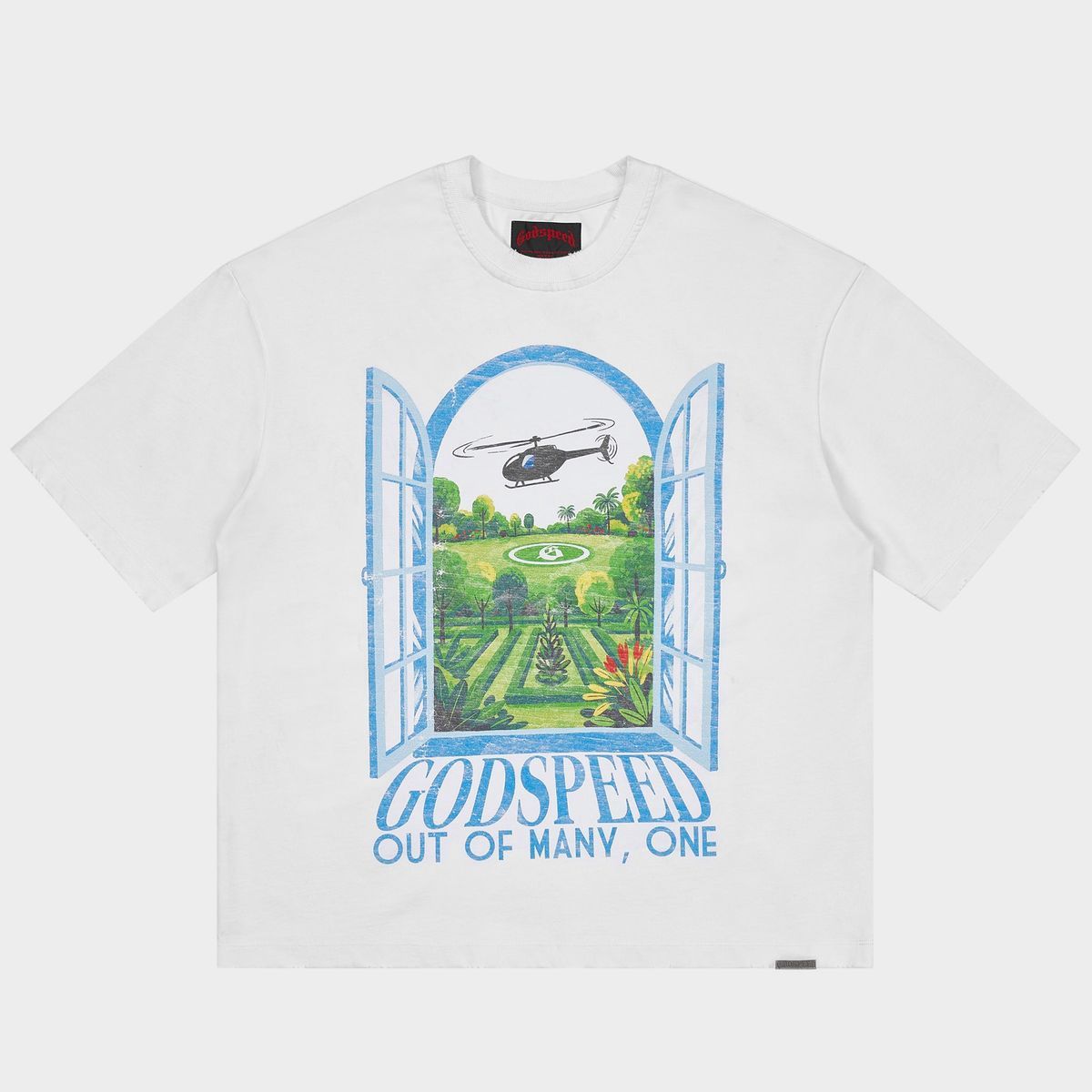 Godspeed Helipad Dreams Tee White