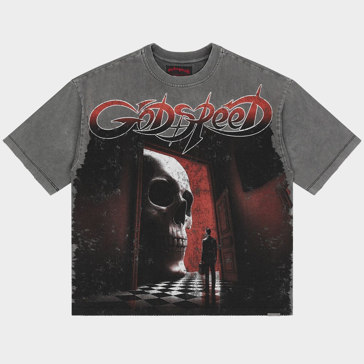 Godspeed Fate's Doorstep Tee Grey
