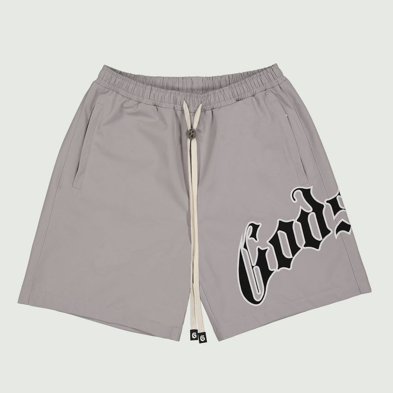 Godspeed OG Logo Nylon Shorts Grey