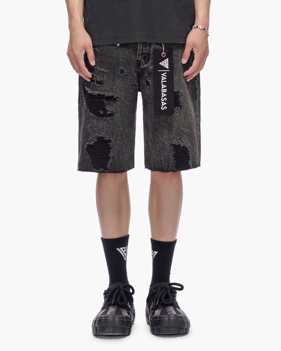 Valabasas Compass Jorts Jet Black