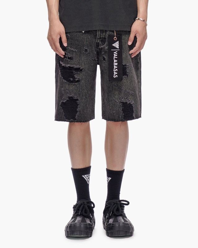 Valabasas Compass Jorts Jet Black