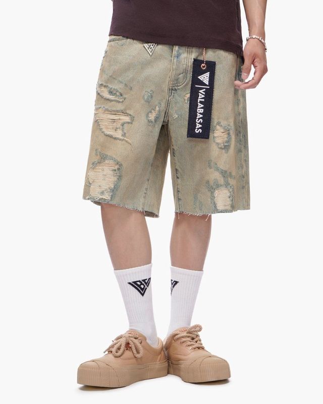 Valabasas Compass Jorts Vintage Wash