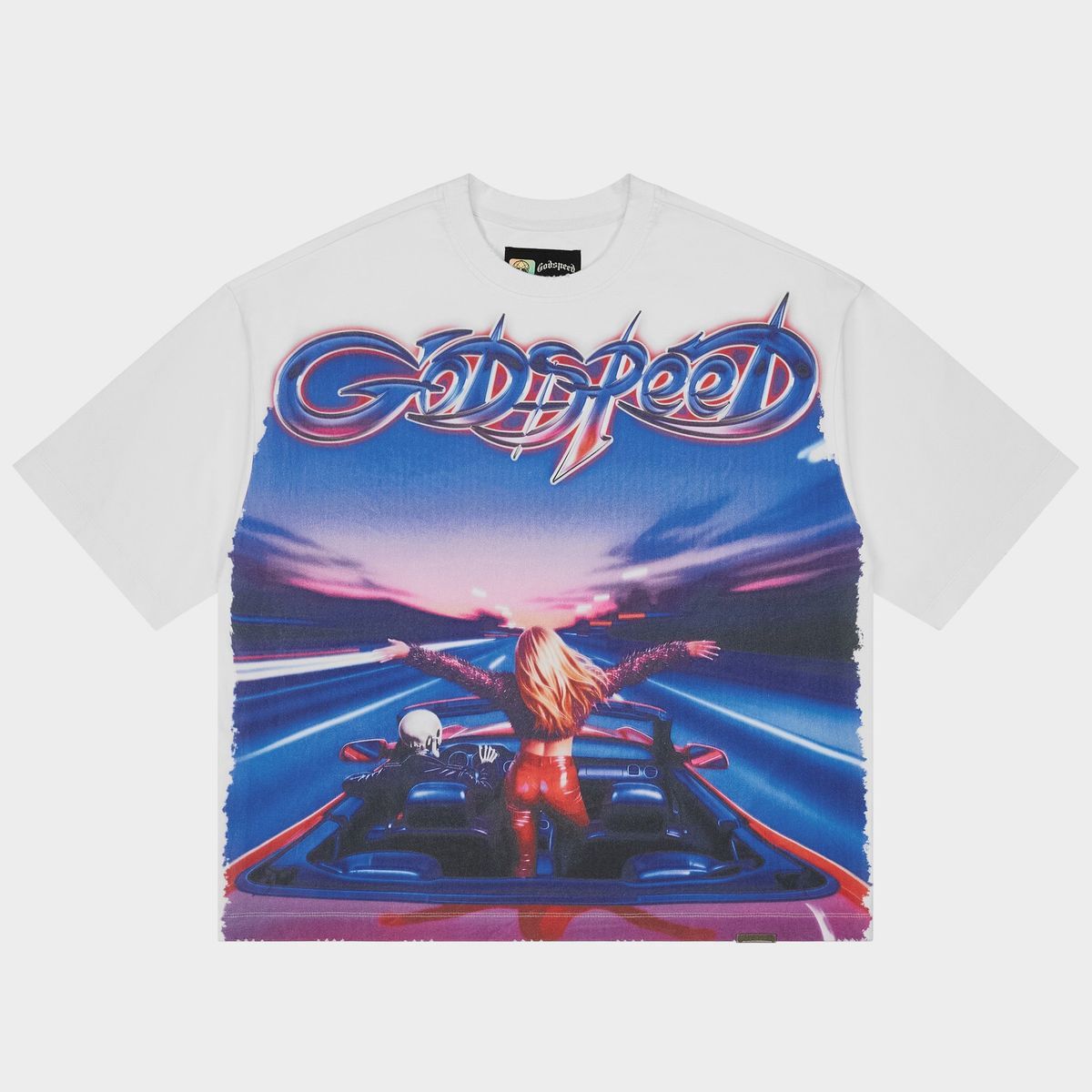 Godspeed Fun Tee White
