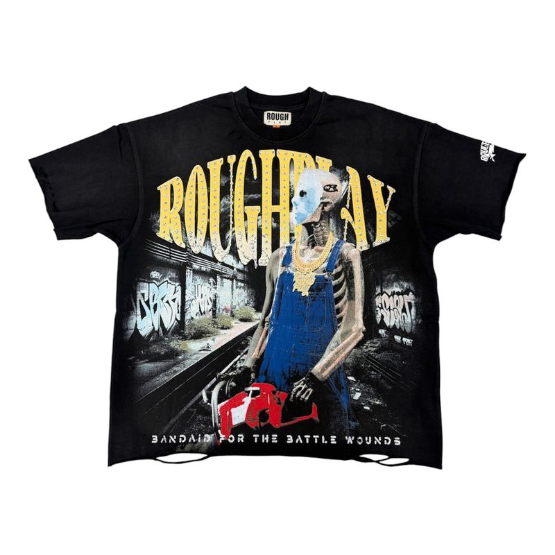Roughplay Chainsaw Tee Black