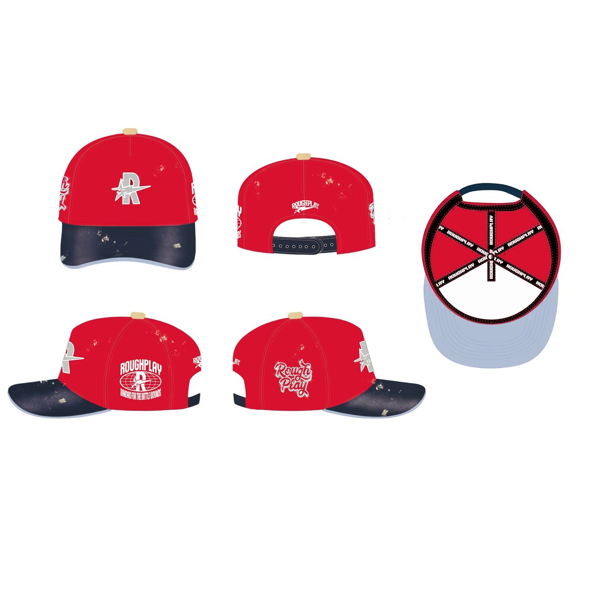 Roughplay Vintage Snap Red/Silver