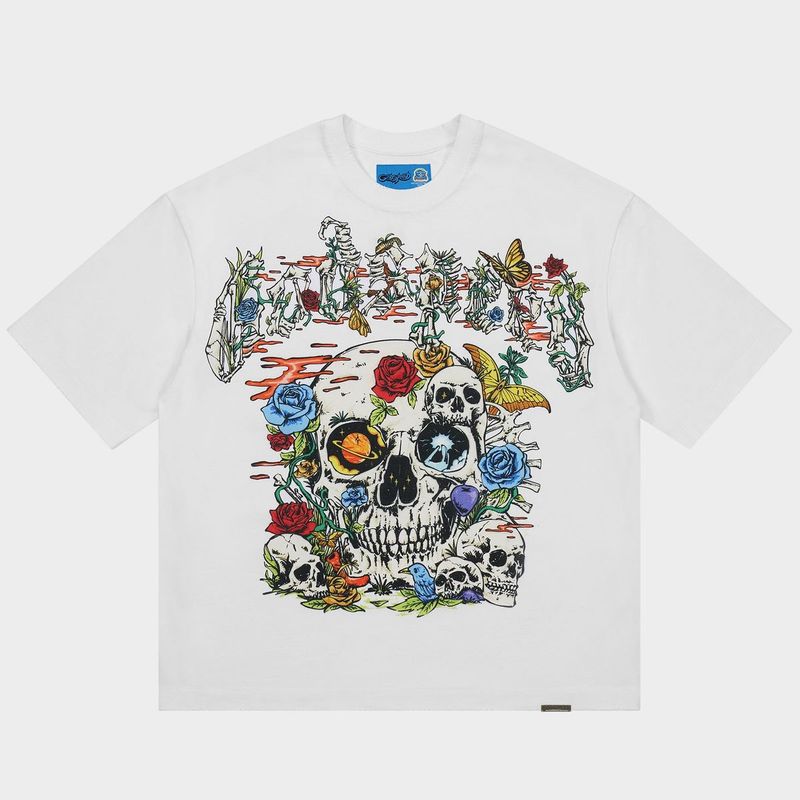 Godspeed Cosmic Remains Tee White