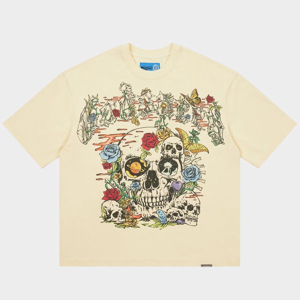 Godspeed Cosmic Remains Tee Bone