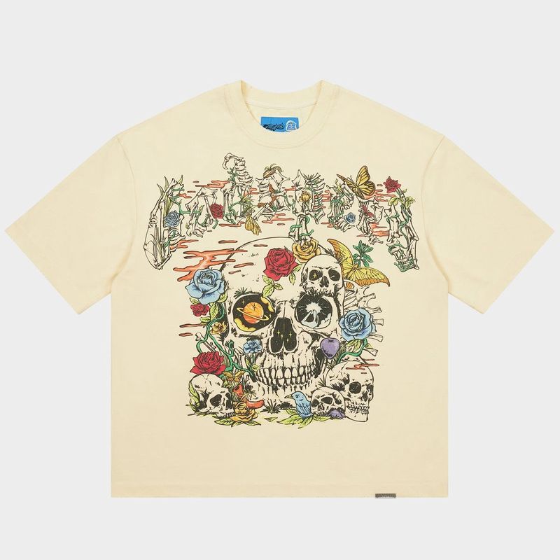 Godspeed Cosmic Remains Tee Bone